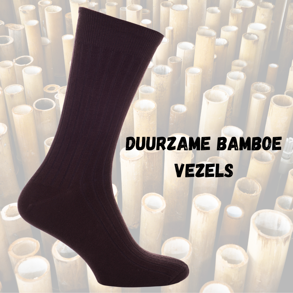 Bamboe FreshFit™ Sokken Zwart 3 Paar - Maat 41-46